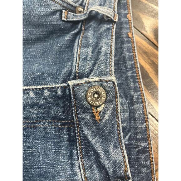 H&M &Denim Jeans Skinny High Waist Ankle Women 33 Plus Size Distressed Raw Hem - Picture 13 of 13